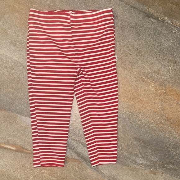 Little Sleepies Other - Little Sleepies Bamboo Play Striped Red and White Kids Leggings- 12/18 m